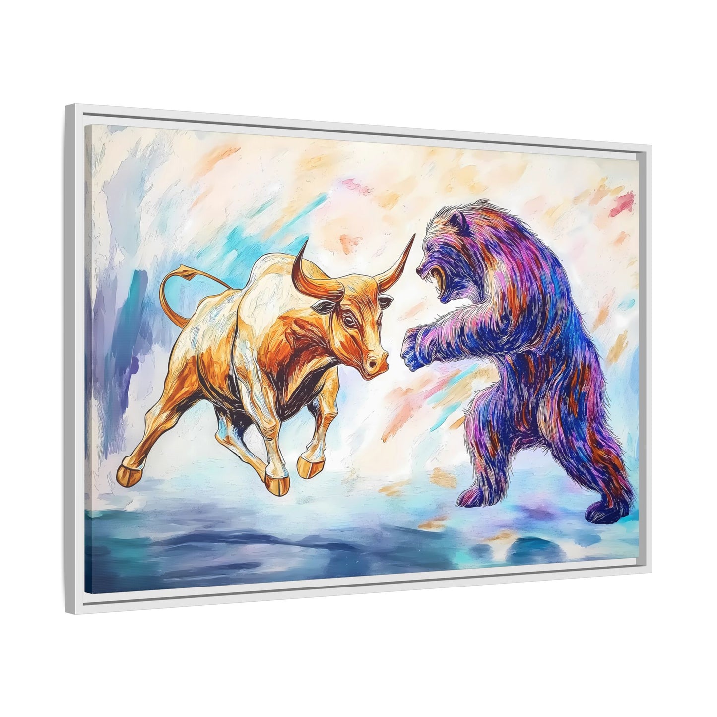 Bull Bear Painting