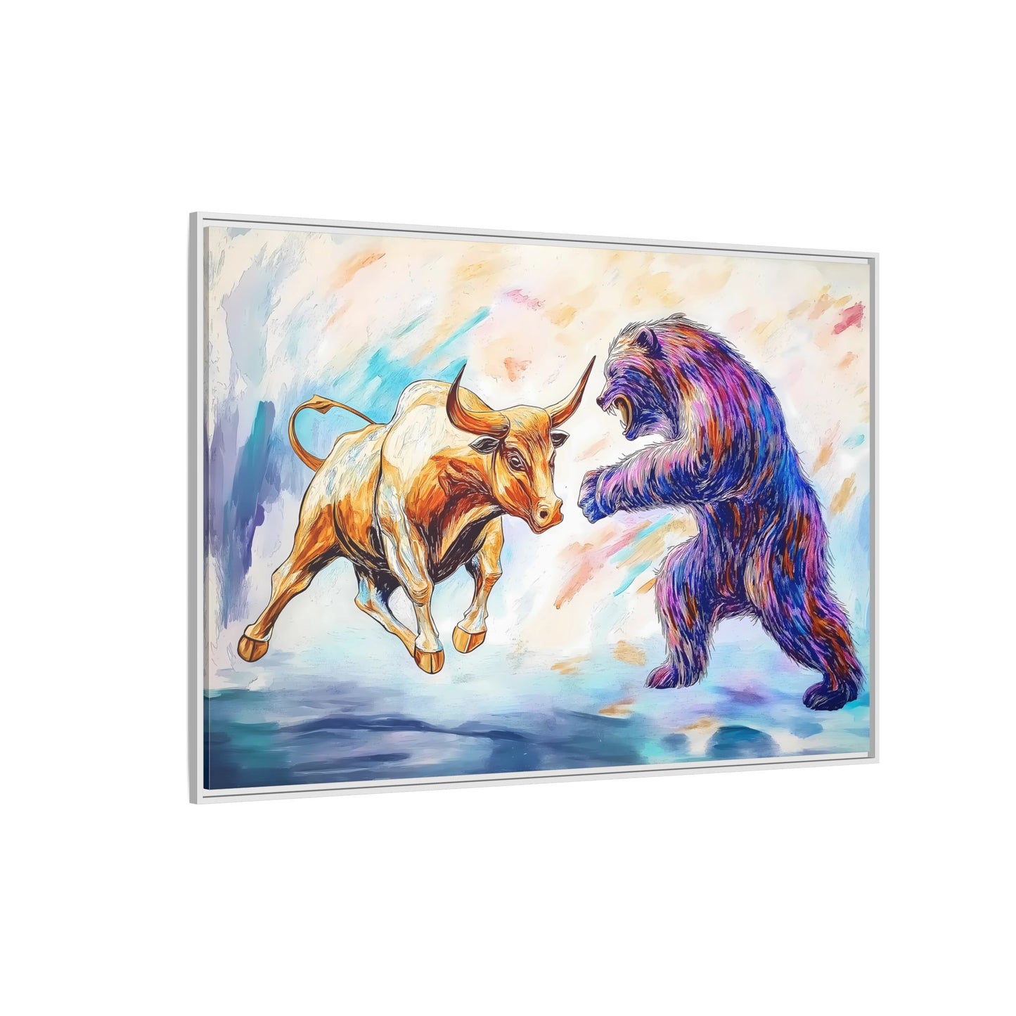 Bull Bear Painting