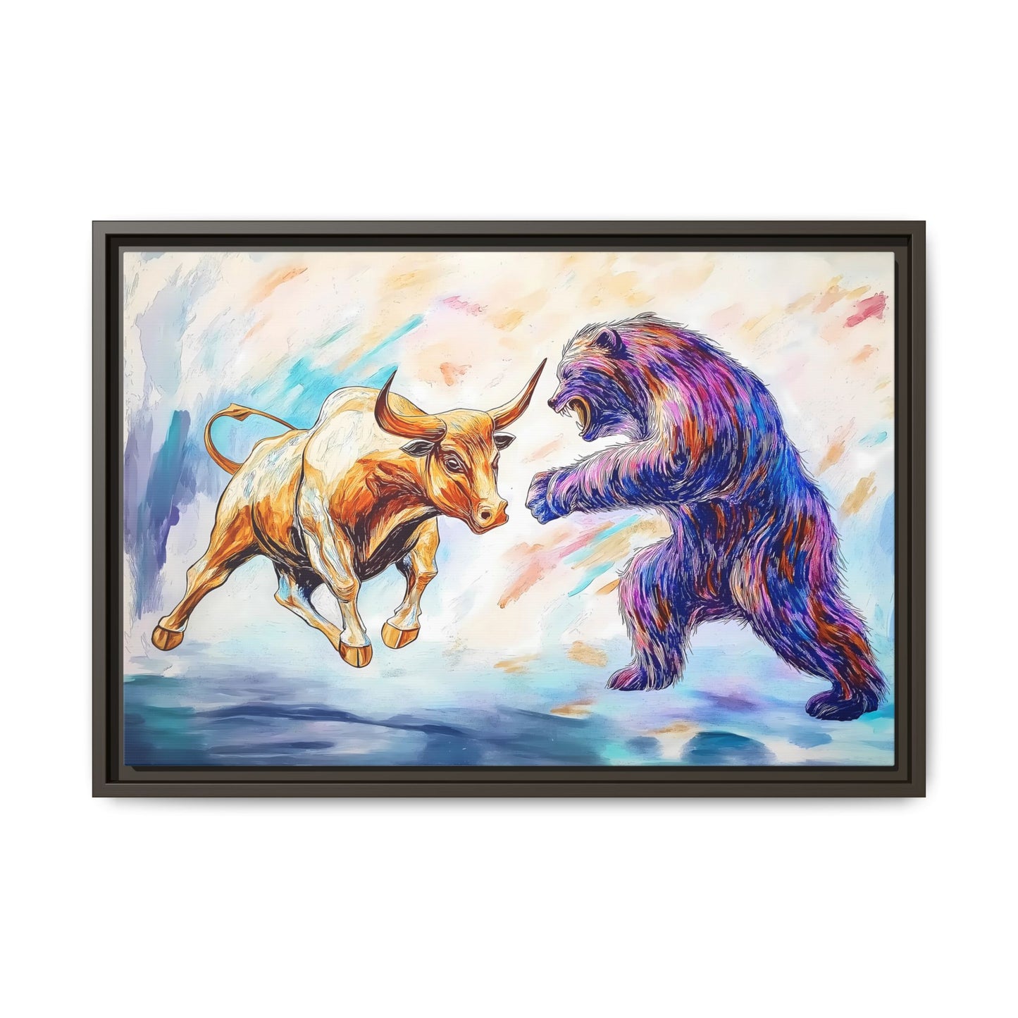 Bull Bear Painting