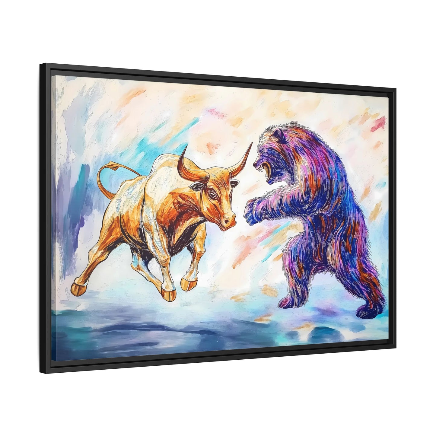 Bull Bear Painting