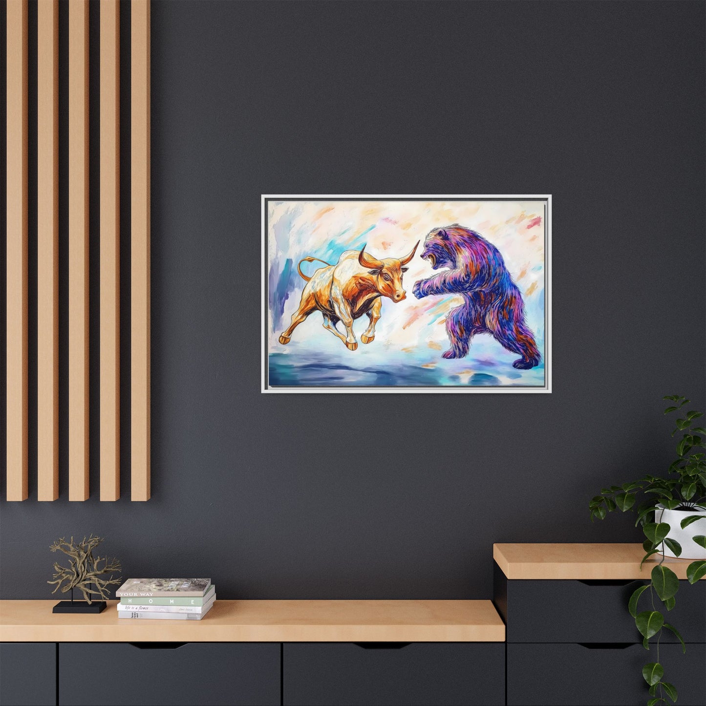 Bull Bear Painting