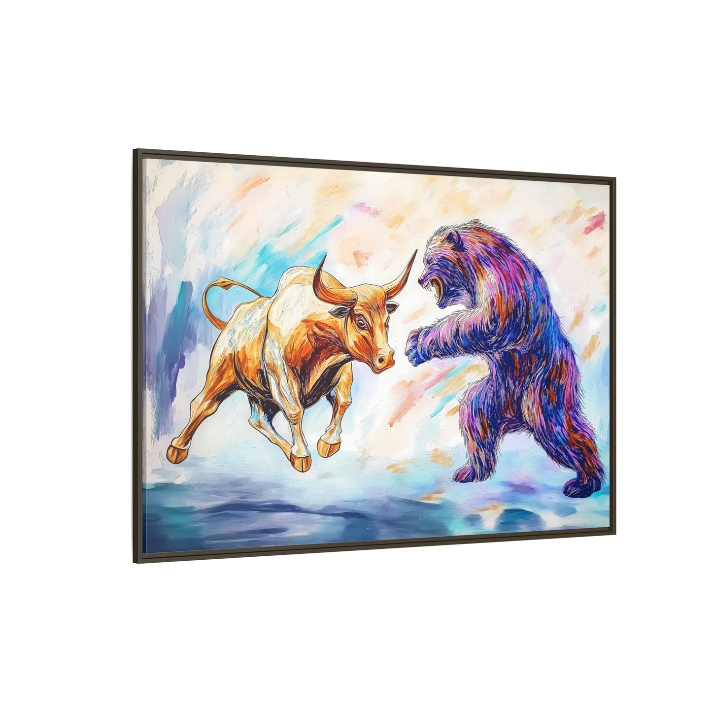 Bull Bear Painting