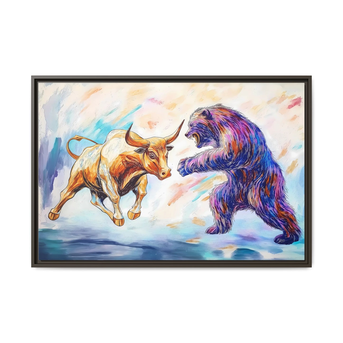 Bull Bear Painting