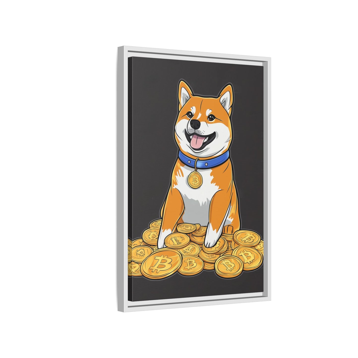 Shiba Bitcoin (schwarz)
